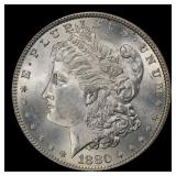 1880-p Morgan Dollar $1 Grades ms63