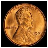 1939-p Lincoln Cent Near Top Pop 1c ms67+ rd SEGS