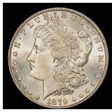 1879-s Morgan Dollar $1 Grades ms65