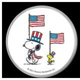 Snoopy & Woodstock Patriotic Peanuts Colorized Sty
