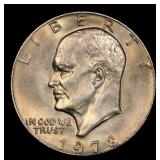1978-p Eisenhower Dollar Near Top Pop $1 ms66+ SEG