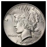 1935-s Peace Dollar $1 Grades ms63
