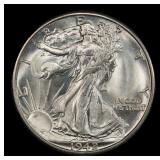 1942-d Walking Liberty Half Dollar Near Top Pop 50
