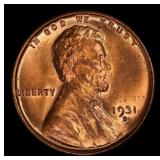 1931-d Lincoln Cent 1c ms65 rd SEGS