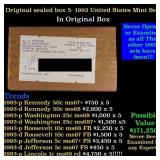 Original sealed box 5- 1993 United States Mint Set