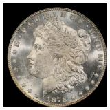 1878-p 7tf Morgan Dollar $1 Grades ms64