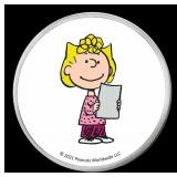 Sally Brown Peanuts Colorized Style - 1 oz Silver
