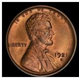 1921-s Lincoln Cent TOP POP! 1c ms66 rb SEGS