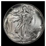 1937-p Walking Liberty Half Dollar Near Top Pop 50
