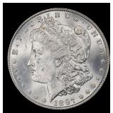 1897-p Morgan Dollar $1 Grades ms63