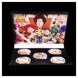 5 Coin Disney Pixar Toy Story Gold Plated Round Co