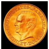 1916 McKinley Gold Commem Dollar Near Top Pop! 1 m