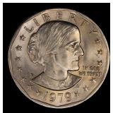 1979-d Susan B. Anthony Dollar Near Top Pop $1 ms6