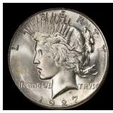 1927-s Peace Dollar $1 ms64 SEGS