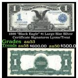 1899 $1 large size Silver Certificate "Black Eagle