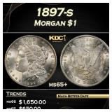 1897-s Morgan Dollar $1 ms65+ SEGS