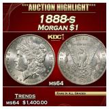 1888-s Morgan Dollar $1 ms64 SEGS