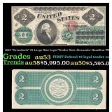 1862 $2 Large Size Legal Tender Note "Greenback" A