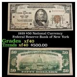 1929 $50 National Currency Federal Reserve Bank of