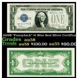 1928B $1 Blue Seal Silver Certificate "Funnyback"