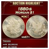 1880-s Morgan Dollar $1 ms67+ SEGS