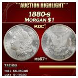 1880-s Morgan Dollar $1 ms67+ SEGS