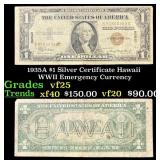 1935A $1 Silver Certificate Hawaii WWII Emergency