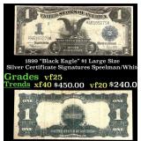 1899 $1 large size Silver Certificate "Black Eagle