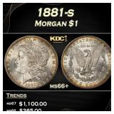 1881-s Morgan Dollar $1 ms66+ SEGS