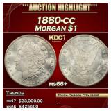 1880-cc Morgan Dollar $1 ms66+ SEGS