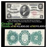 1891 $2 Large Size Silver Certificate "Windom Note
