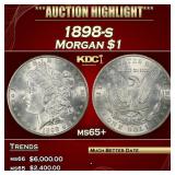 1898-s Morgan Dollar $1 ms65+ SEGS