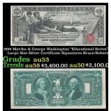 1896 $1 large size Silver Certificate Martha & Geo