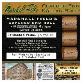 MARSHALL FIELDS 10 Coin Circ Morgan $1 Roll Rare B