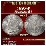 1897-s Morgan Dollar $1 ms66+ SEGS