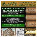Rare Green Level MARSHALL FIELDS Unc Morgan $1 Rol
