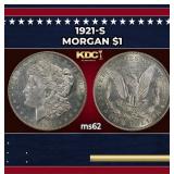 1921-s Morgan Dollar $1 Grades ms62