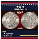 1902-o Morgan Dollar $1 ms66+ SEGS