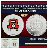 2024 Free Parking Monopoly 1oz .999 Silver Round C