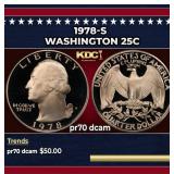 1978-s Proof Washington Quarter 25c pr70 dcam SEGS