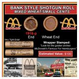 Lincoln Wheat Cent 1c Mixed Roll Orig Brandt McDon