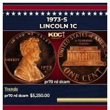 1973-s Proof Lincoln Cent 1c pr70 rd dcam SEGS