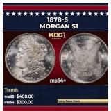 1878-s Morgan Dollar $1 Grades ms64+