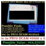 Original sealed box 5- 1973 United States Mint Pro