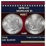 1878-cc Morgan Dollar $1 ms65 SEGS