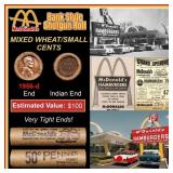 Lincoln Wheat Cent 1c Mixed Roll Orig Brandt McDon