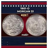 1901-o Morgan Dollar $1 Grades ms63+