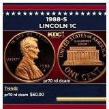 1988-s Proof Lincoln Cent 1c pr70 rd dcam SEGS