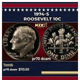 1974-s Proof Roosevelt Dime 10c pr70 dcam SEGS