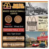 Lincoln Wheat Cent 1c Mixed Roll Orig Brandt McDon